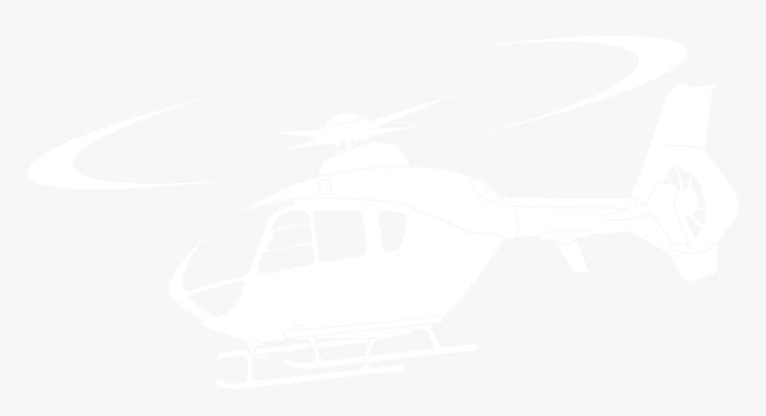 Ec 135 Helicopter Silhouette, HD Png Download
