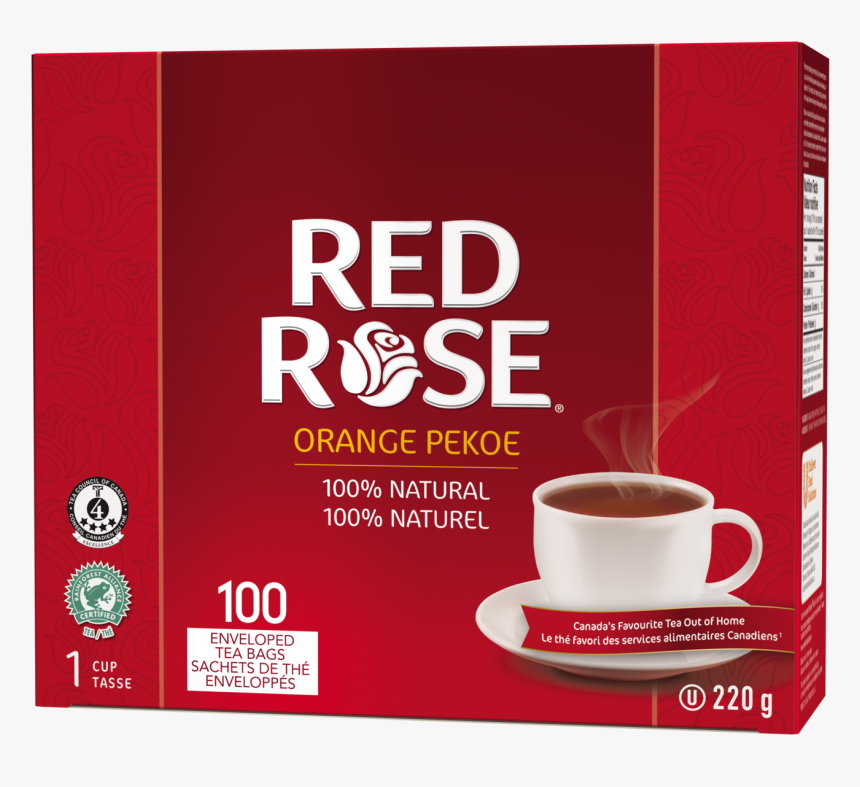 Red Rose Tea 100, HD Png Download