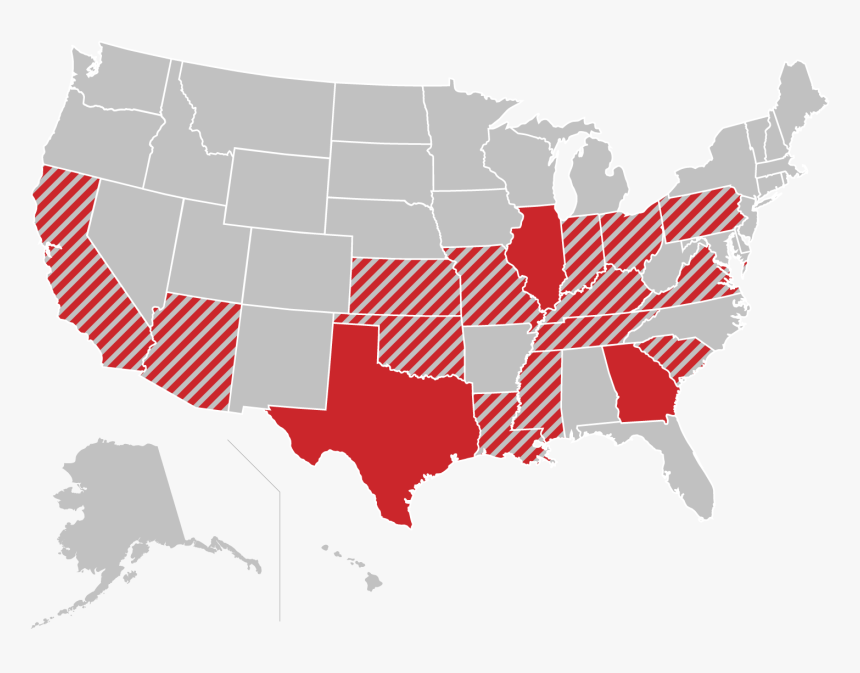 Us Policy Map - Most Popular Type Of Music For Each State In The Union, HD Png Download