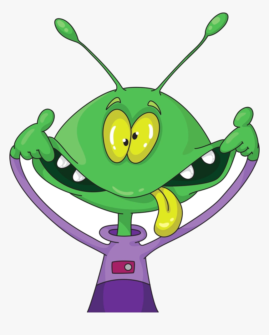 Transparent Png Azpng - Crazy Alien Clipart, Png Download