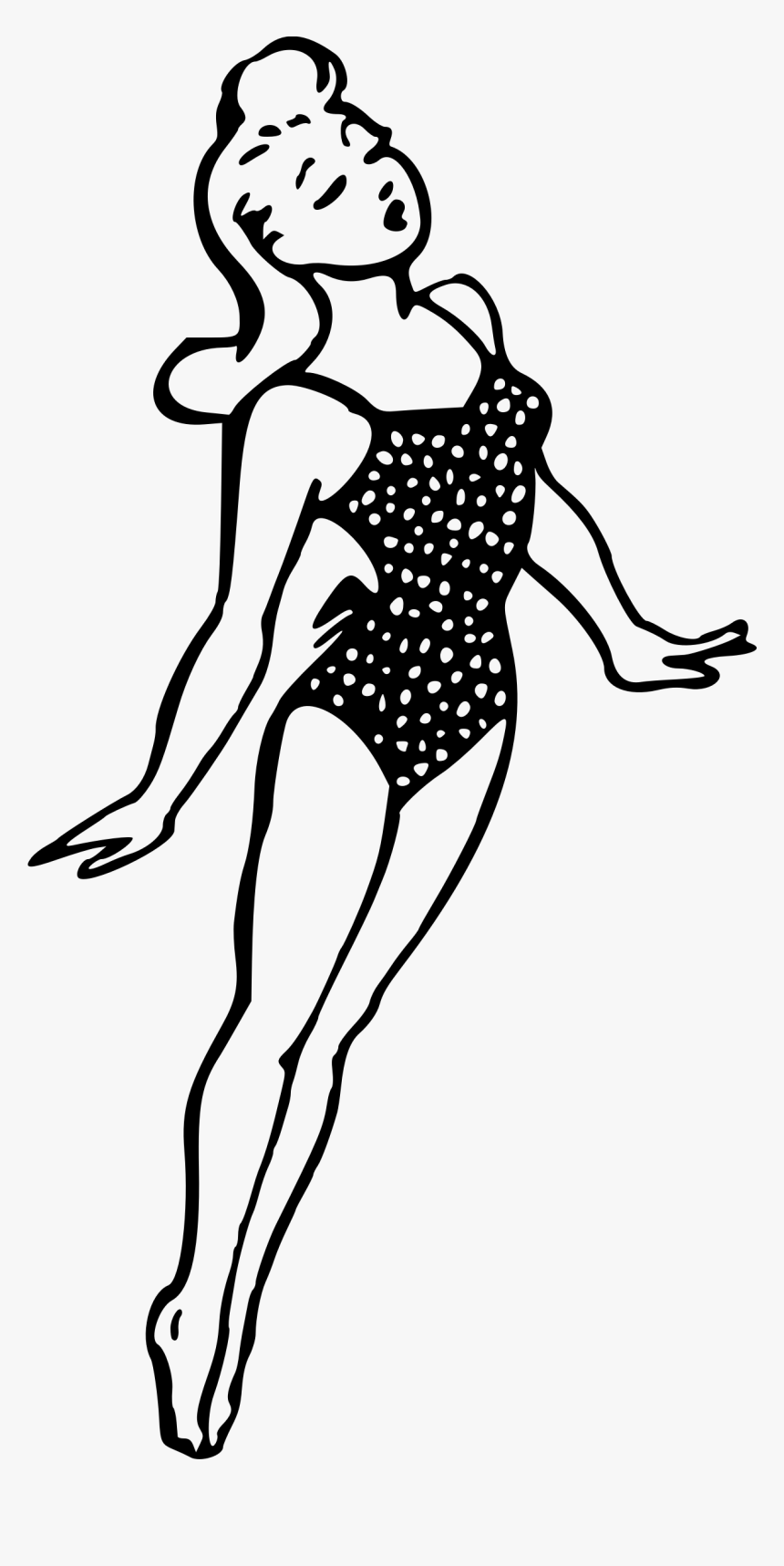This Free Icons Png Design Of Lady In Swimsuit , Png - Lady In Swimsuit Clipart, Transparent Png