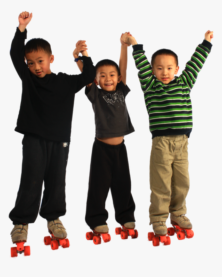 African American Children Png - Person Roller Skating Png, Transparent Png