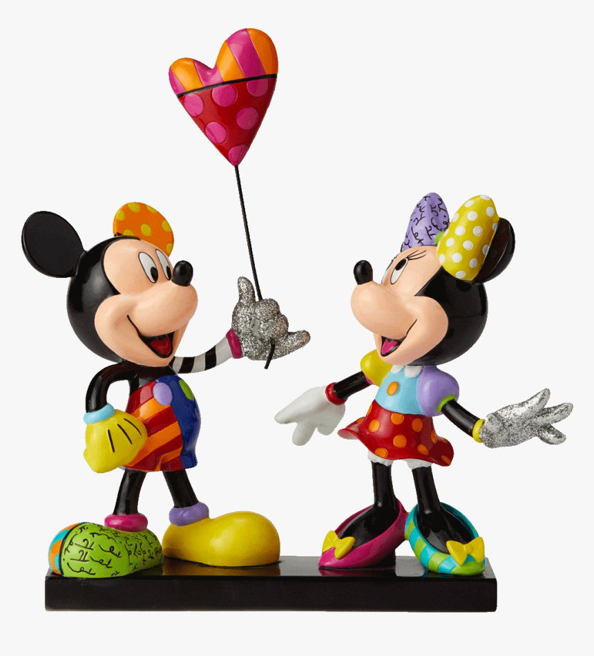 Mickey & Minnie Limited Edition - Romero Britto Mickey And Minnie Limited Edition, HD Png Download
