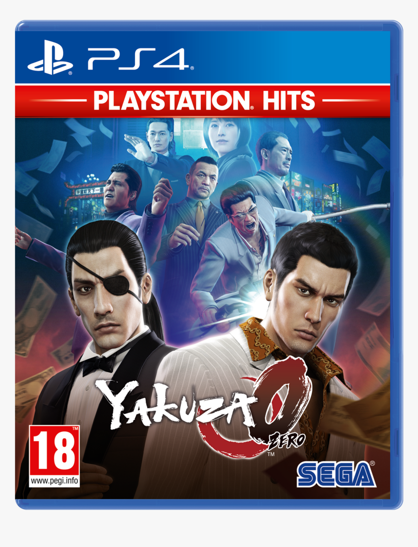 Yakuza 0 - Playstation Hits - Yakuza 0 Playstation Hits, HD Png Download