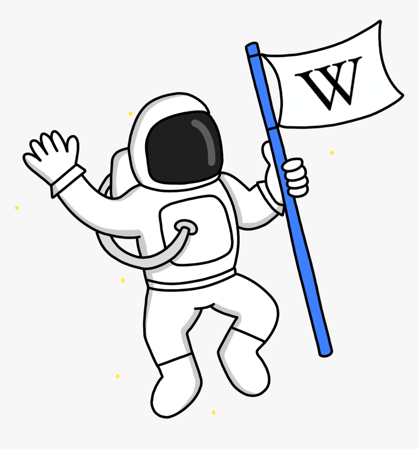 Astronaut Simplified - Wikipedia, HD Png Download