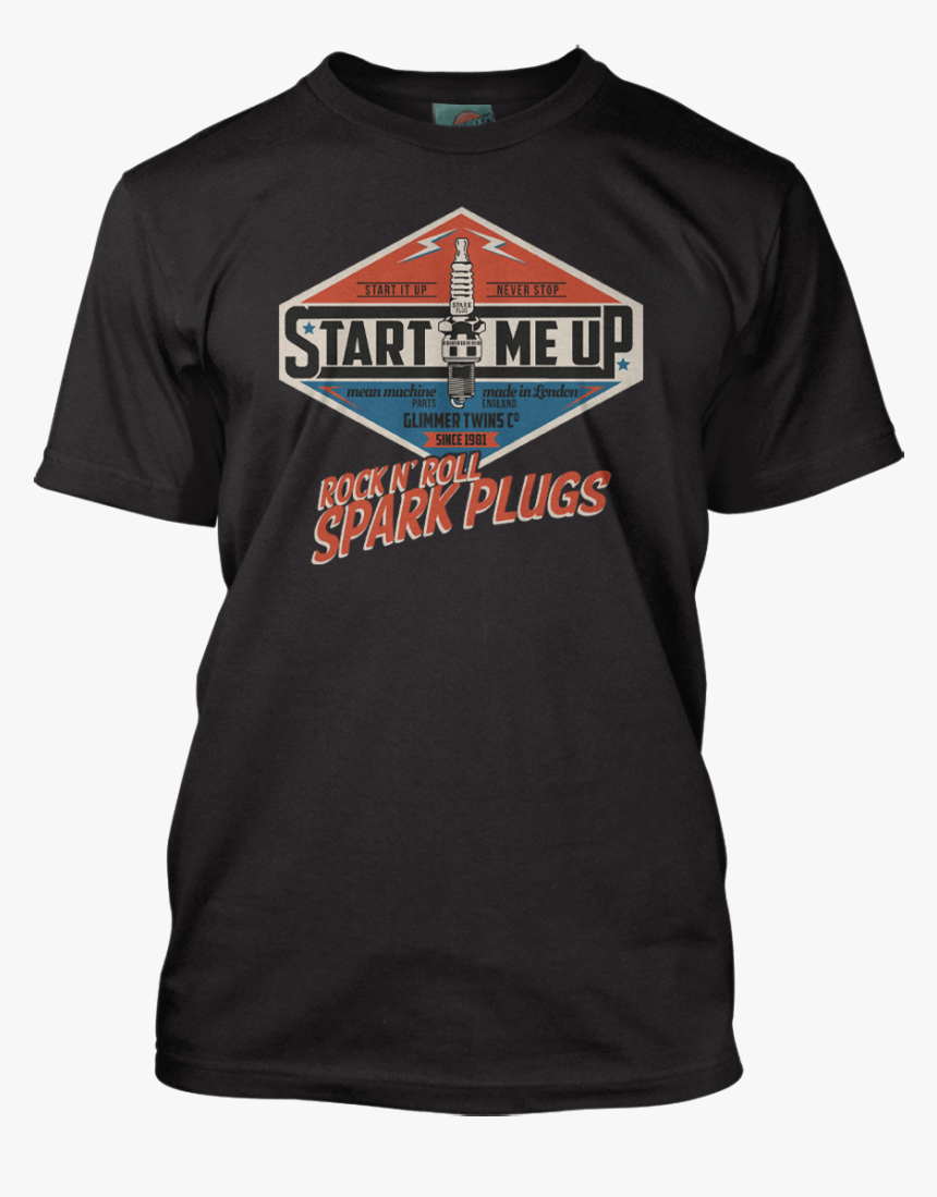 Rolling Stones Inspired Start Me Up T-shirt - T-shirt, HD Png Download