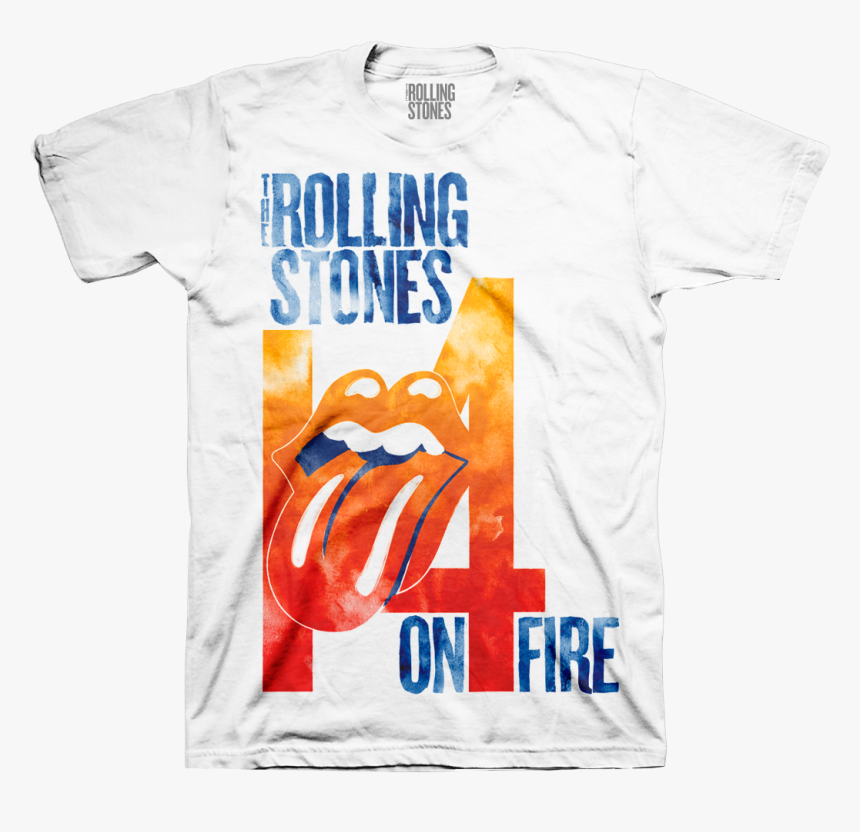 T Shirts Rolling Stones 14 On Fire - T Shirt, HD Png Download