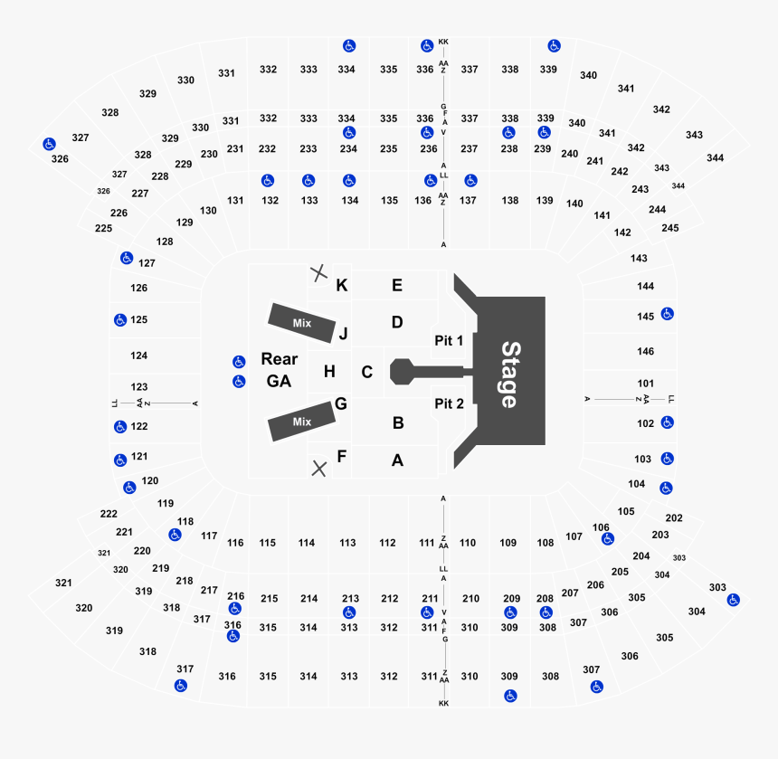 Nissan Stadium Section 112 Row W, HD Png Download