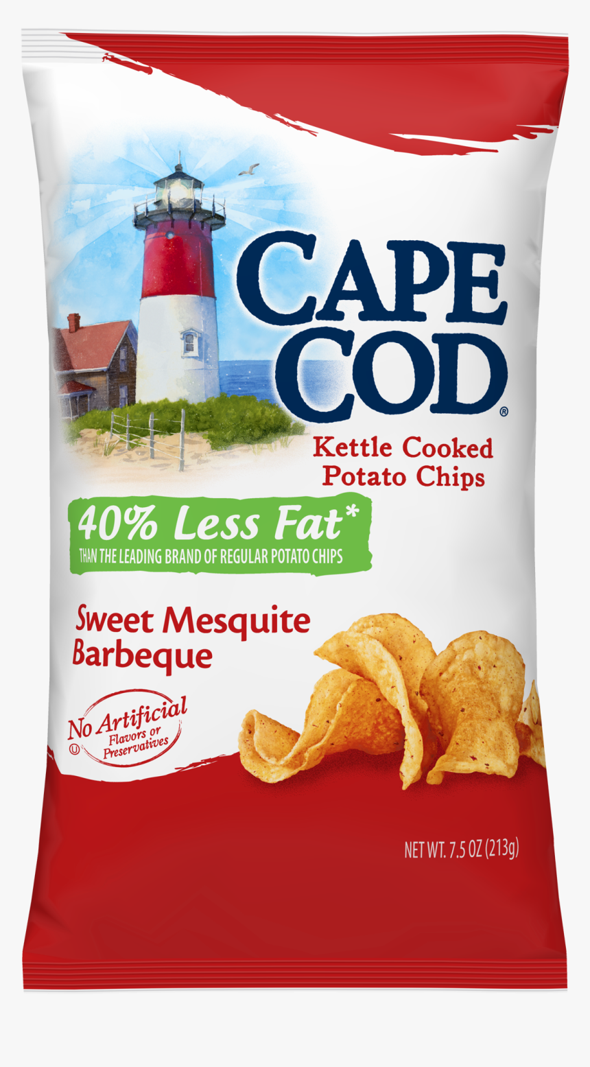Cape Cod Potato Chips Sweet Mesquite Barbeque, HD Png Download