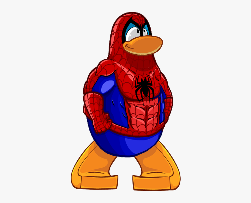 Hombre Araña - Spider Man Club Penguin, HD Png Download