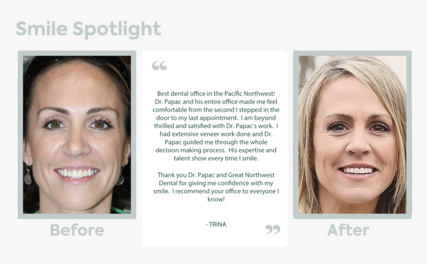 Smile Spotlight Template1 - Girl, HD Png Download