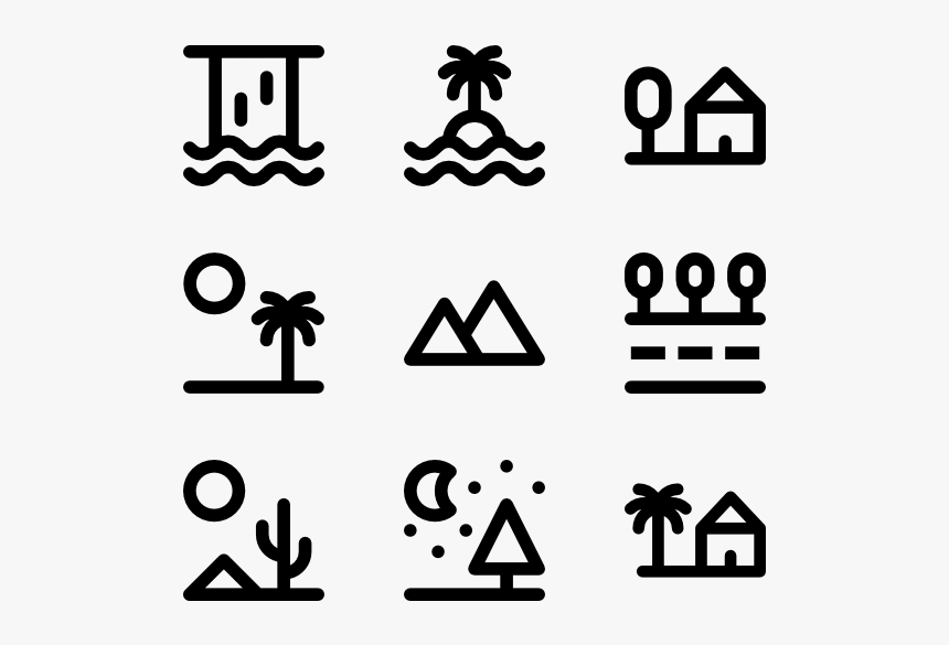Transparent Beach Sunset Icon, HD Png Download