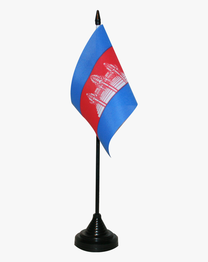 Cambodia Table Flag - Drapeau De La Suede, HD Png Download