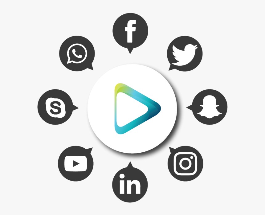 Social Media Vector Png, Transparent Png