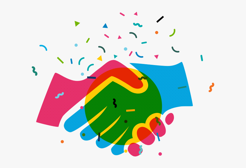 Hand Shake Icon Transparent , Png Download - Hand Shake Black And White, Png Download