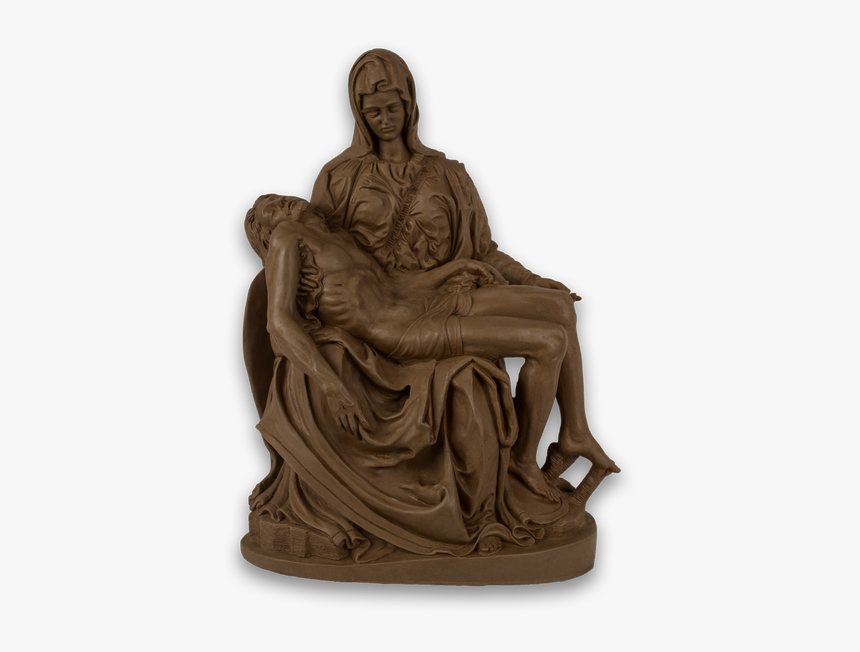 Resin Statue Of The Pieta Of Michelangelo - Statue, HD Png Download