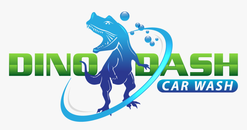 Dino Dash Car Wash - Graphic Design, HD Png Download