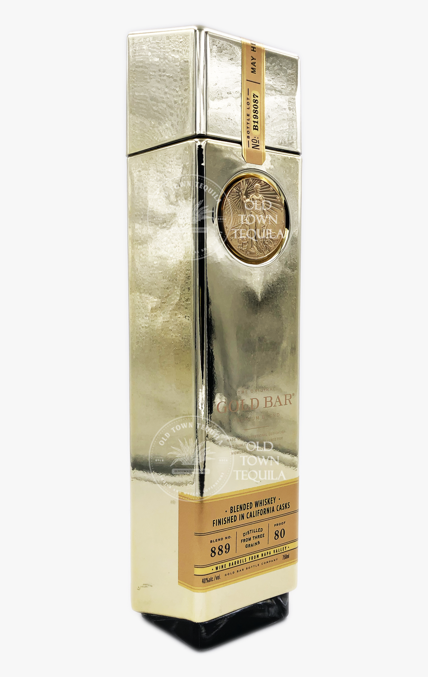 Gold Bar Blended Whiskey 750ml - Bottle, HD Png Download