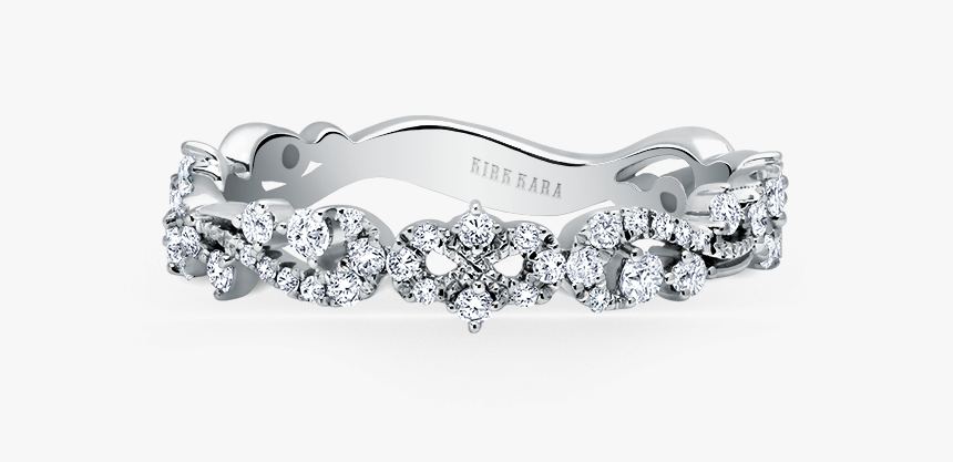 246339 - Kirk Kara Angelique Wedding Band, HD Png Download