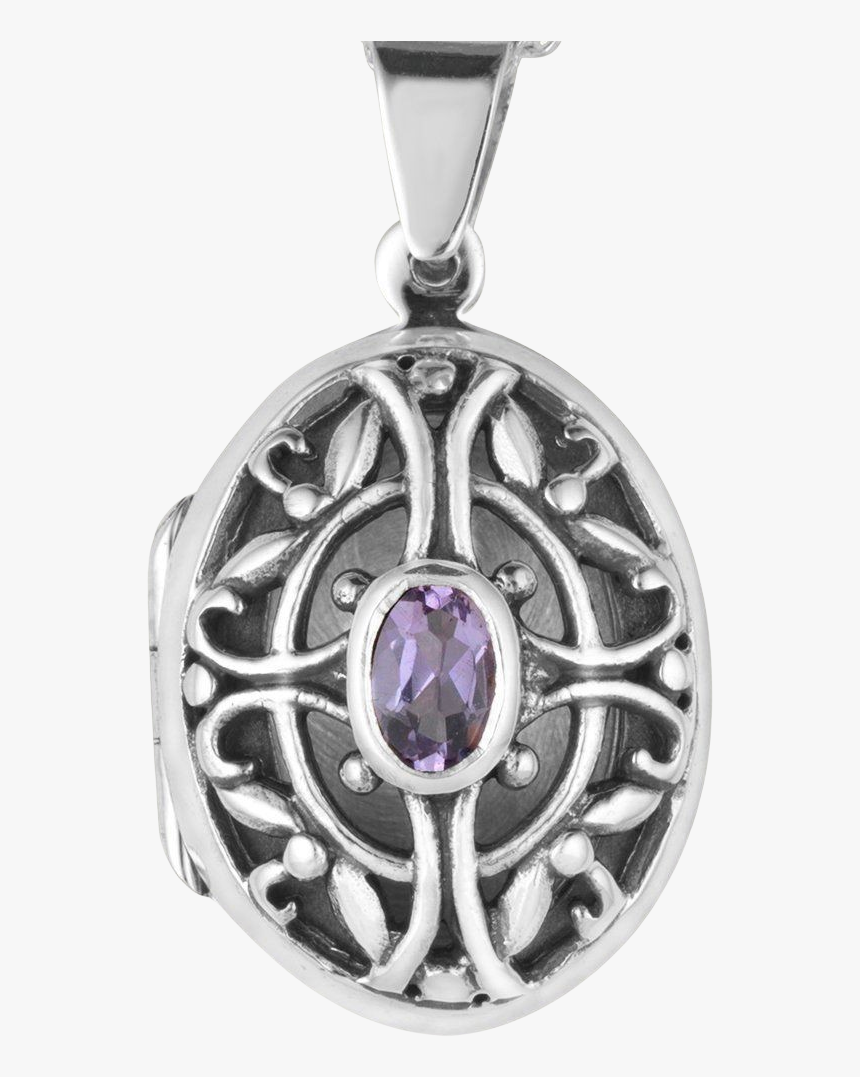 Amethyst Filigree Locket 

 
 Data Rimg Lazy 
 Data - Locket, HD Png Download