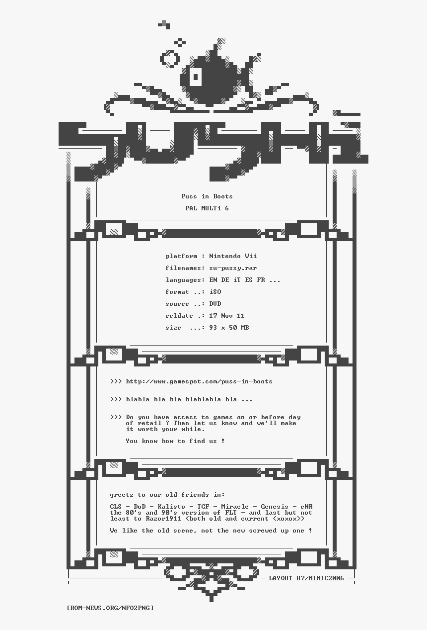 Puss - In - Boots - Pal - Wii-sushi - Monochrome, HD Png Download