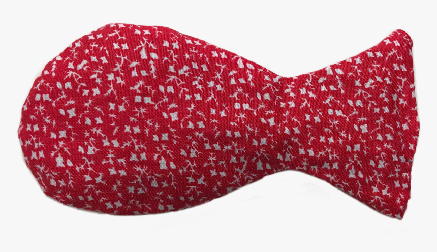 Red With White Floral Catnip Fish Toy - Polka Dot, HD Png Download