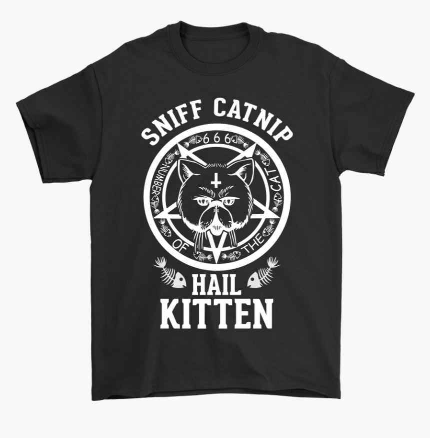 Sniff Catnip Hail Kitten Number Of The Cats 666 Shirts - Koninklijke Nederlandse Baseball En Softball Bond, HD Png Download