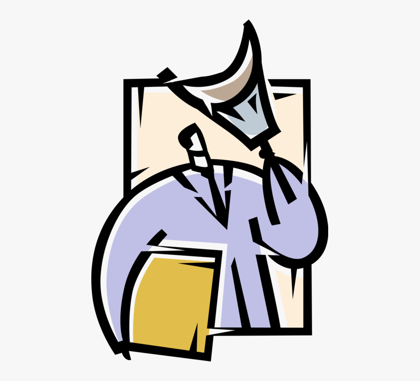 Vector Illustration Of Businessman Investor With Investment, HD Png Download