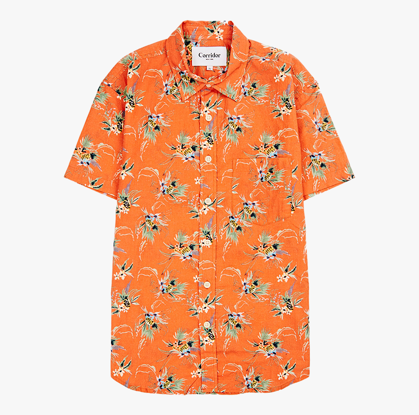 Hawaiian Button Up - Blouse, HD Png Download