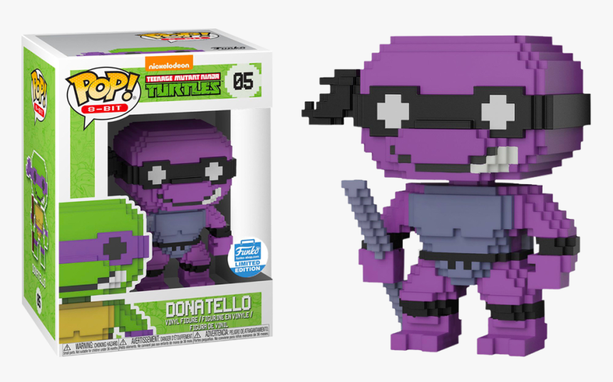 Teenage Mutant Ninja Turtles - Funko Pop Tmnt 8 Bit, HD Png Download