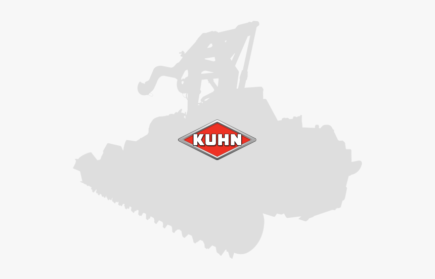 This Is A Silhouette Of A Kuhn Product - Kuhn, HD Png Download