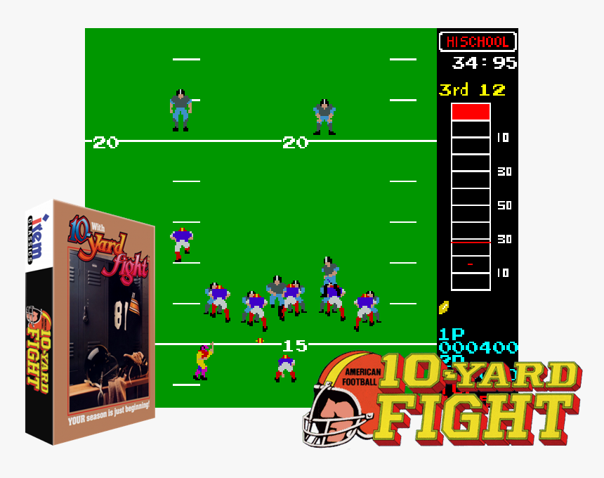 10 Yard Fight, HD Png Download