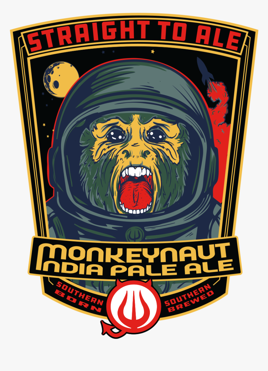 Straight To Ale Monkeynaut Beer, HD Png Download