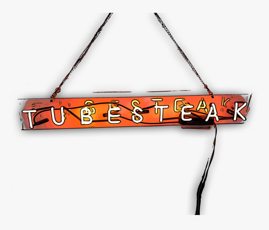 Tubesteak Neoncutout - Orange, HD Png Download