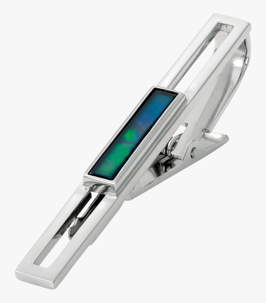 925 Sterling Silver Rectangle Isaac Tie Bar By Korite - Gadget, HD Png Download