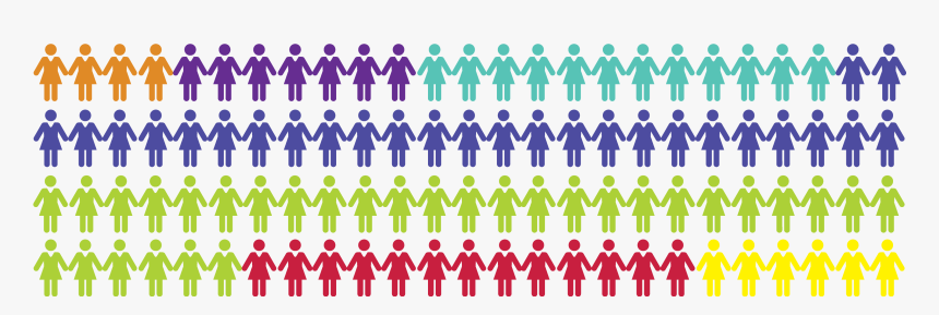 Age Demographics Clipart Svg Transparent Crowd Clipart - Income Inequality In The Us Infographic, HD Png Download