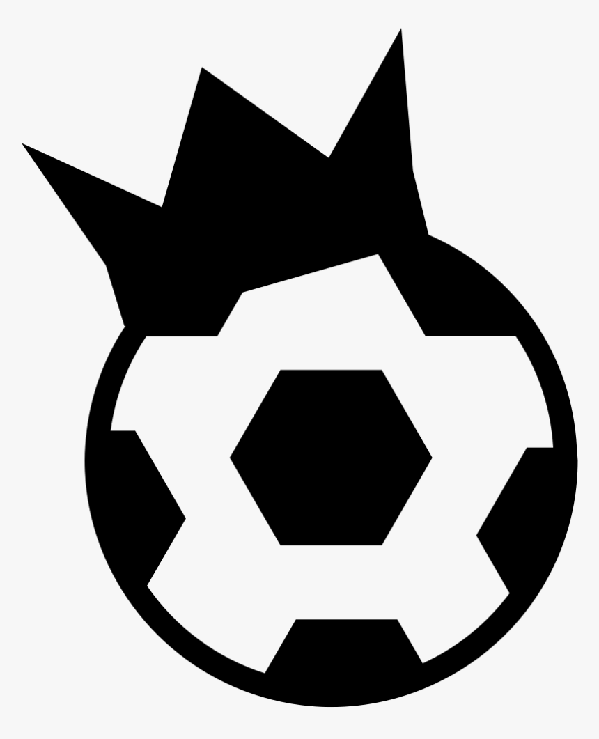 Sportive Award Symbol Of A Soccer Ball With A Crown - Soccer Award Svg, HD Png Download