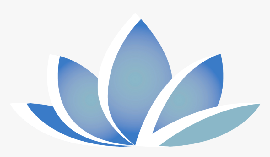 Logo Bluelotus Reversevector Lotus Only - Graphic Design, HD Png Download