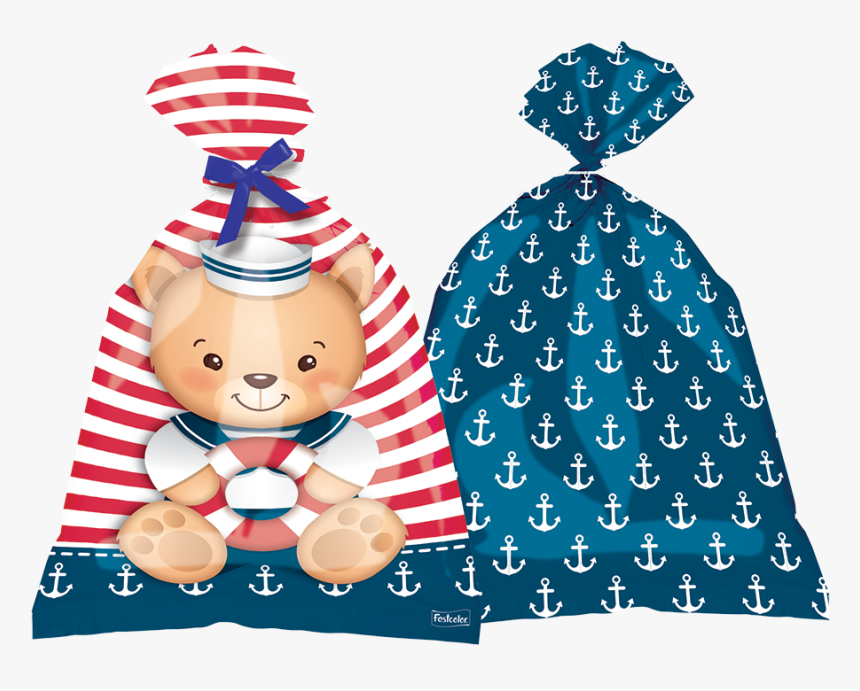 Saquinho Surpresa Ursinho Marinheiro, HD Png Download