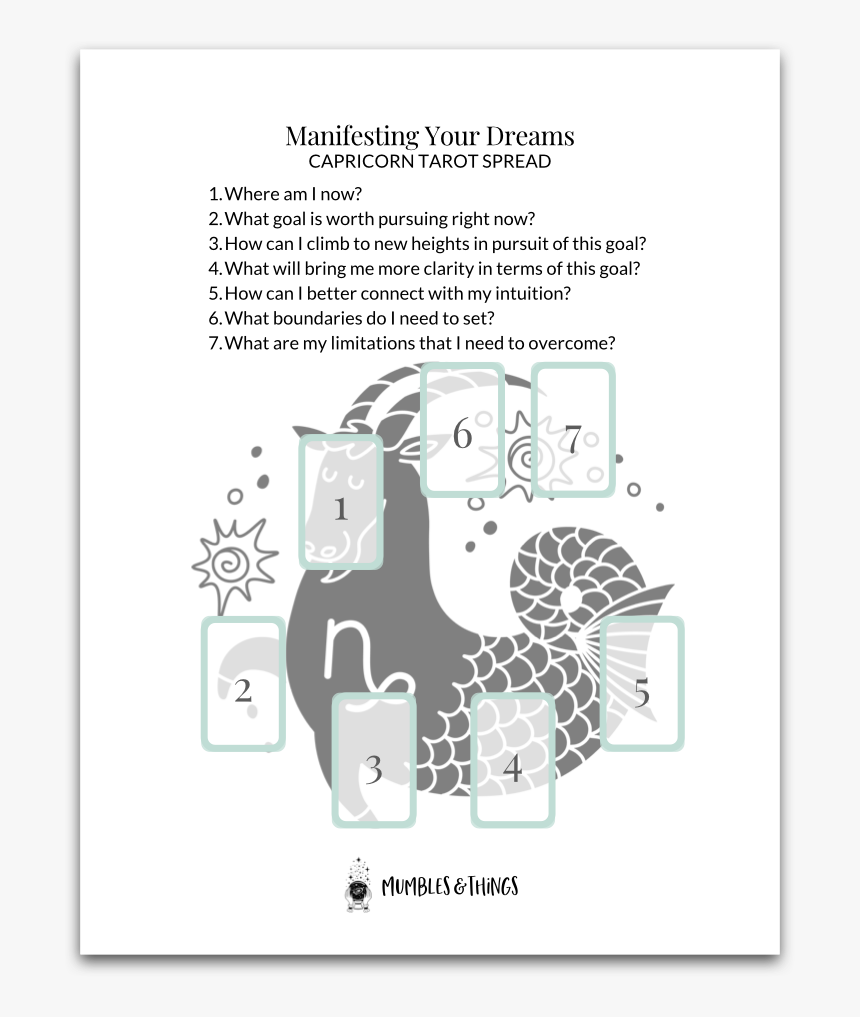 Capricorn-tarot - 001, HD Png Download