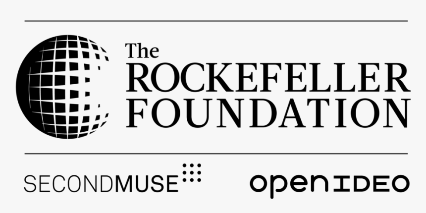 Logo Lockup Black - Rockefeller Foundation, HD Png Download