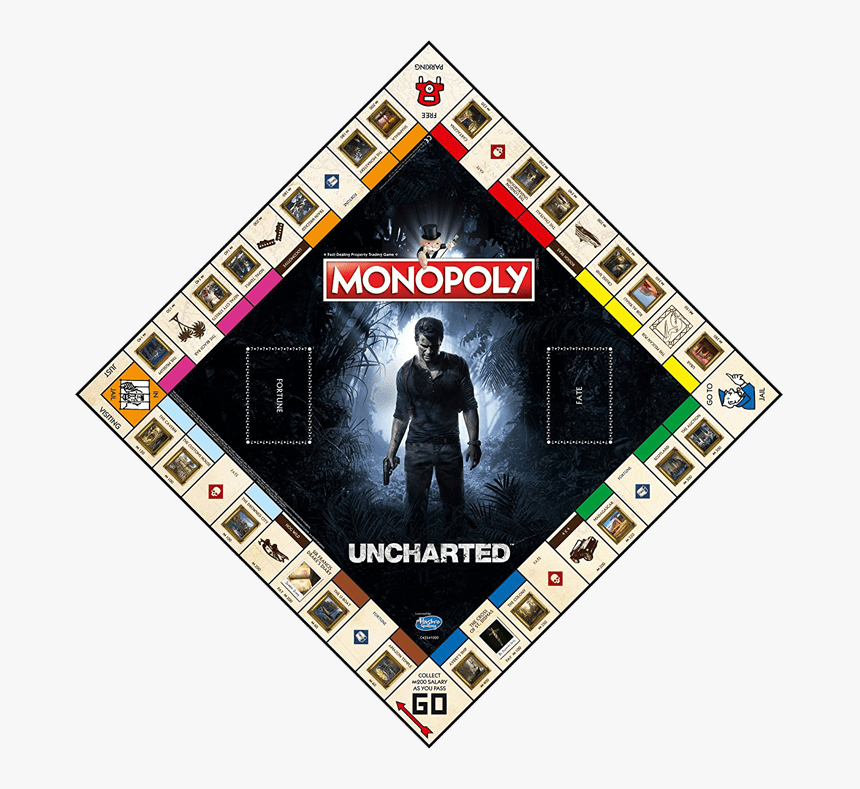 Uncharted Board Game , Png Download - Monopoly Uncharted, Transparent Png