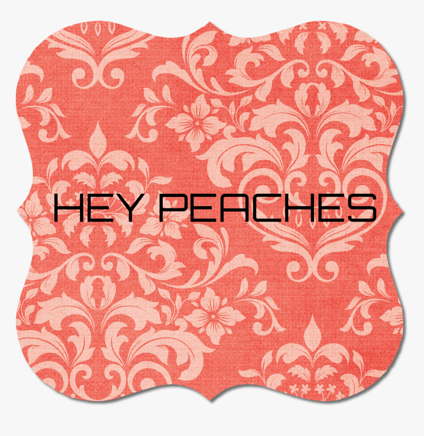Hey Peaches - Damask, HD Png Download