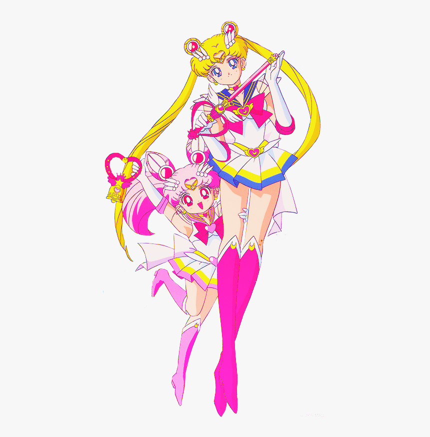 Is Sailor Chibi Moon Too Sexualized - Chibiusa And Sailor Moon, HD Png Download