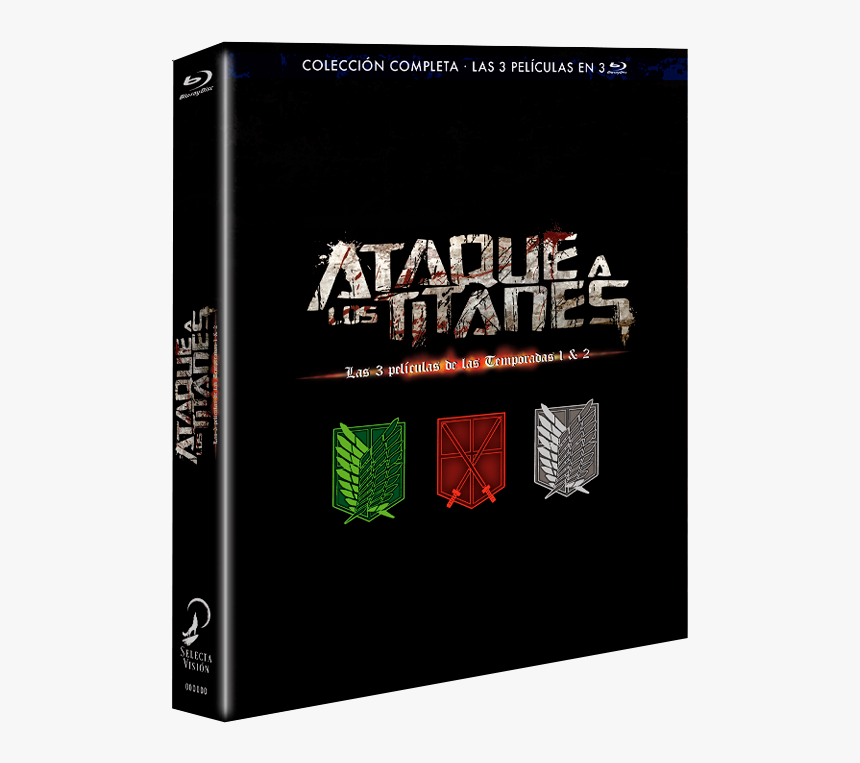3 Films Of Seasson 1 & 2 Attack On Titan Bluray - Carmine, HD Png Download