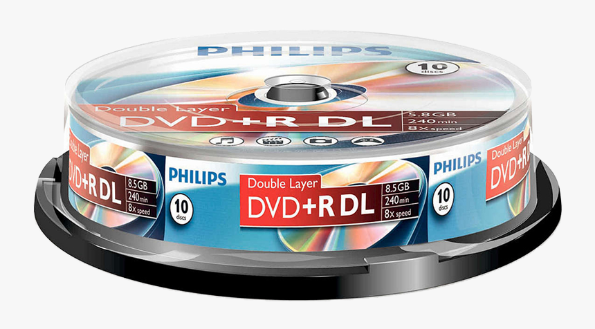 Philips Dvd R Dl - Dvd Recordable, HD Png Download