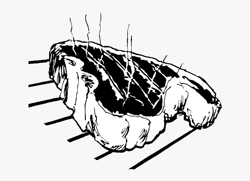 Beef Black And White Clipart , Png Download - Food Clip Art, Transparent Png