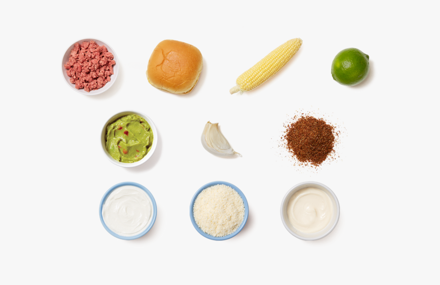 Creamy Guacamole Burgers With Elote-style Corn On The - Superfood, HD Png Download