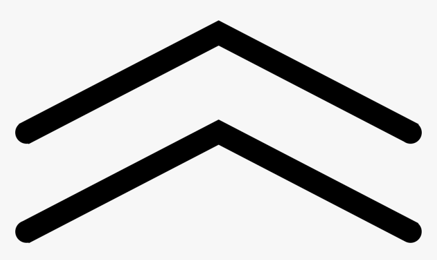 Up Arrow Png , Png Download - Double Arrow Up Icon, Transparent Png