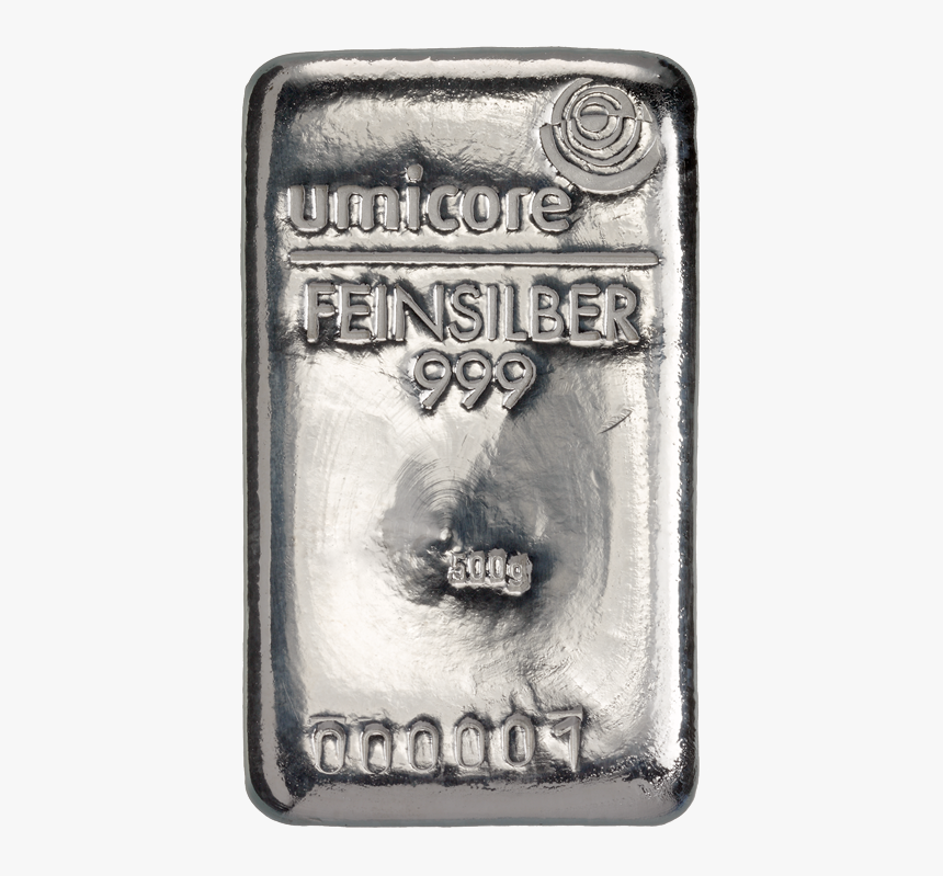 Silver Bar Png Image - Zilverbaar 500 Gram Unicore, Transparent Png